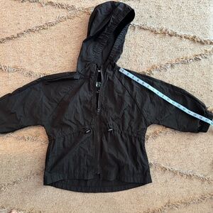 Zara Kids Black zip up Windbreaker